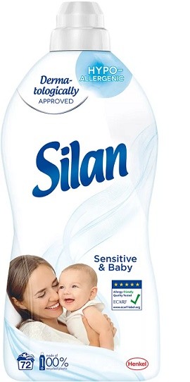 Silan Baby Sensitive 72 dávek 1,8l